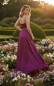 Satin Elegance Party Dress