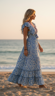 Robe en soie Aurora