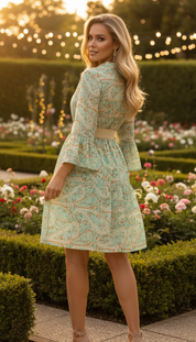 Luna Silk Mini Dress