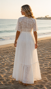 Lace Meadow Maxi Dress