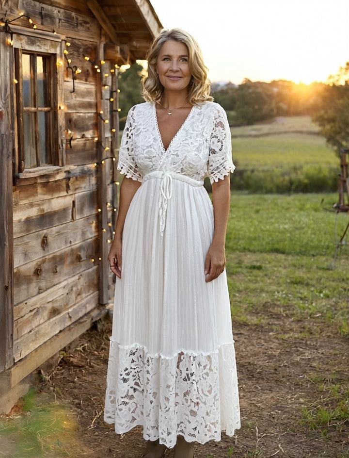 Lace Meadow Maxi Dress