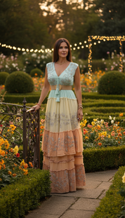 Sunset Boho Maxi Dress