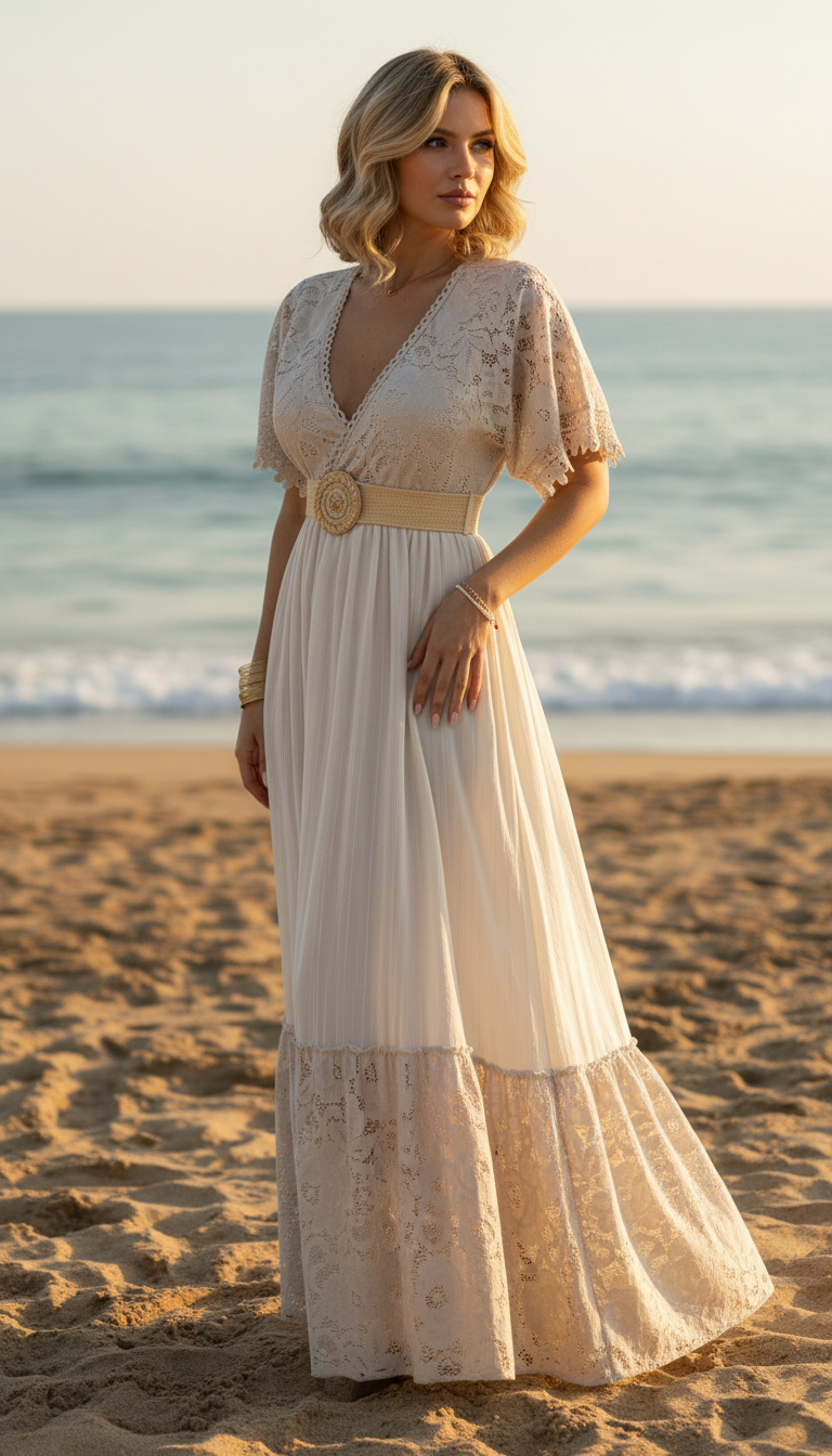 Lace Meadow Maxi Dress