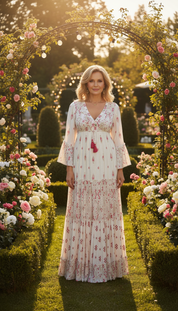 Floral Haven Boho dress