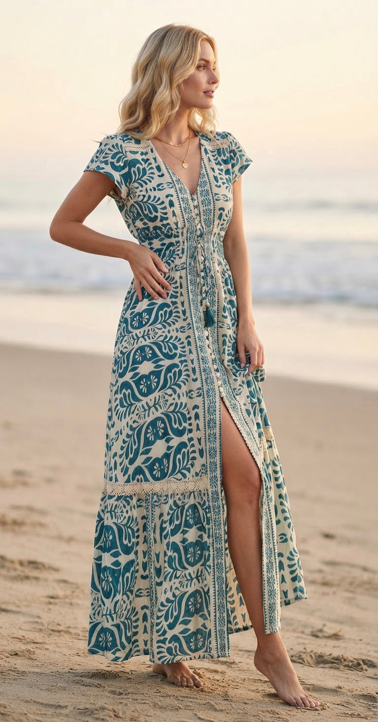 Robe en soie Aurélia