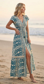 Robe en soie Aurélia