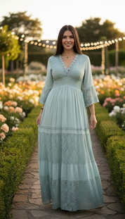 Pure, bohemische Eleganz in Schwarz