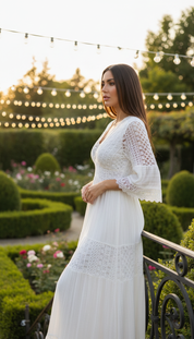 Boho Maxi Lace Dress