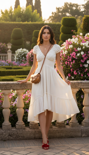 Robe longue Ivory Horizon