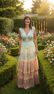 Sunset Boho Maxi Dress