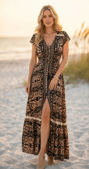 Robe de Soie Noire Aurélia