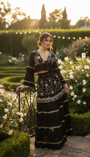 Desert Rose Black Boho Set