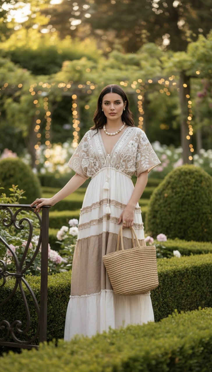 Ivory Soul Maxikleid