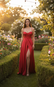Satin Elegance Party Dress