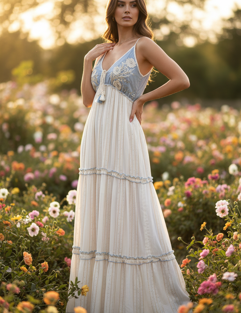 Luna Whisper Maxi Dress