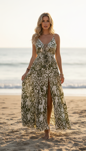 Olive Maxi Dress