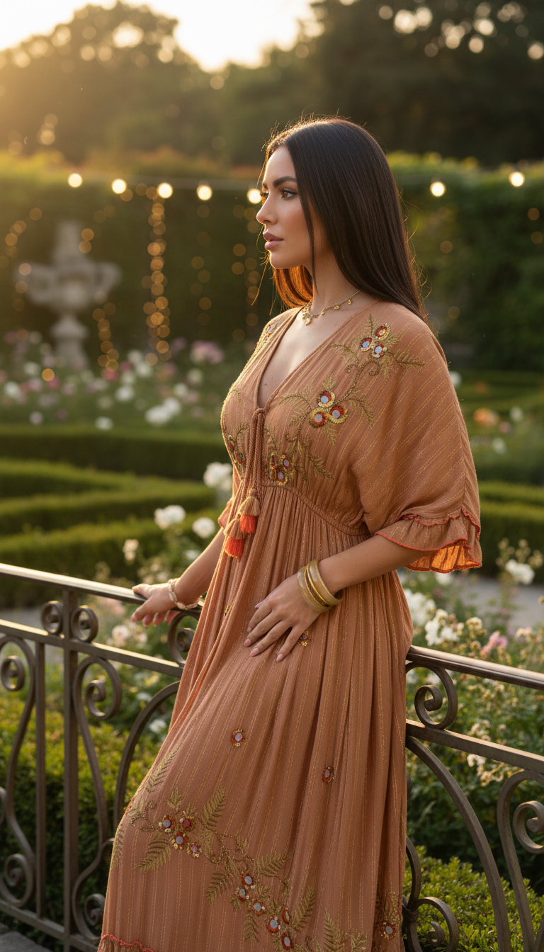 Sunlit Garden Maxi Dress