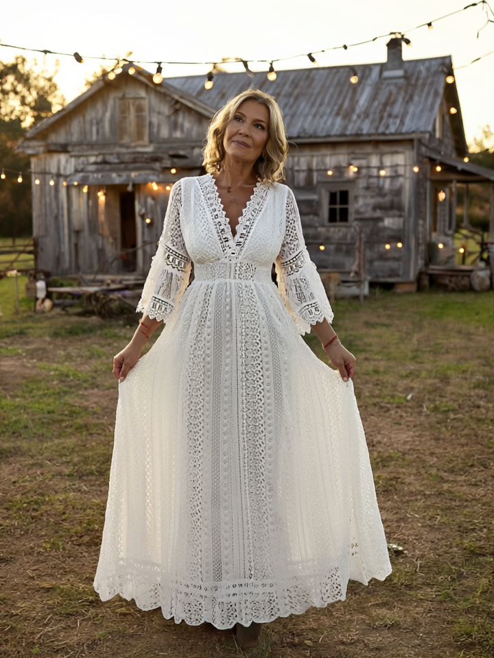 Sage Lace Dress