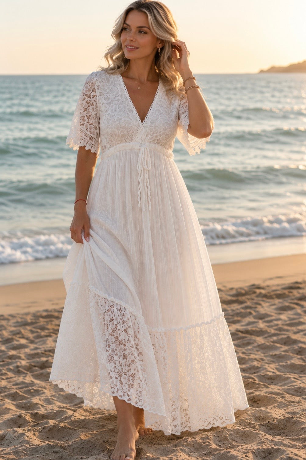 Lace Meadow Maxi Dress