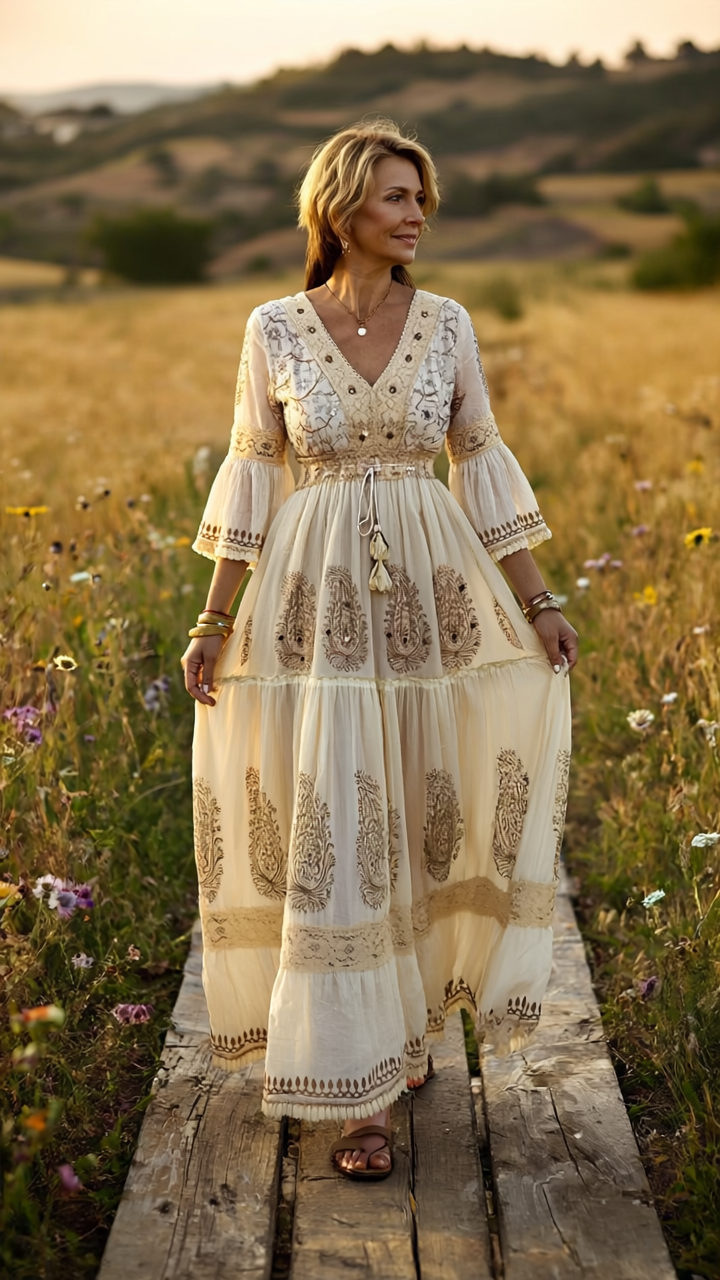 Boho Bloom Maxi Dress