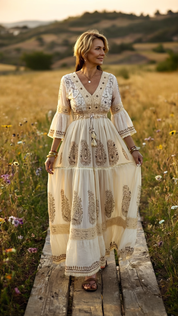 Boho Bloom Maxi Dress