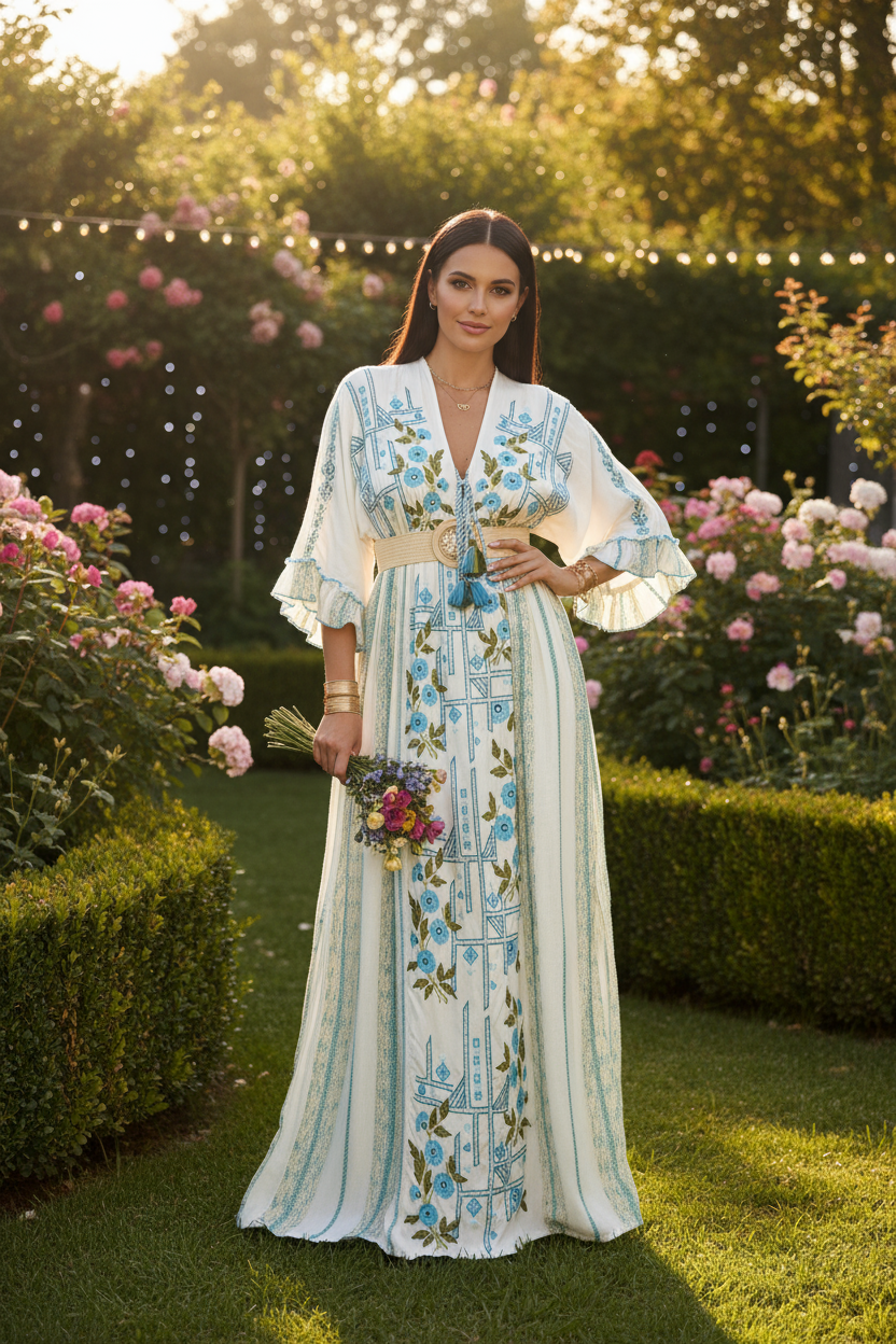 Boho Ethnic Maxi Dress