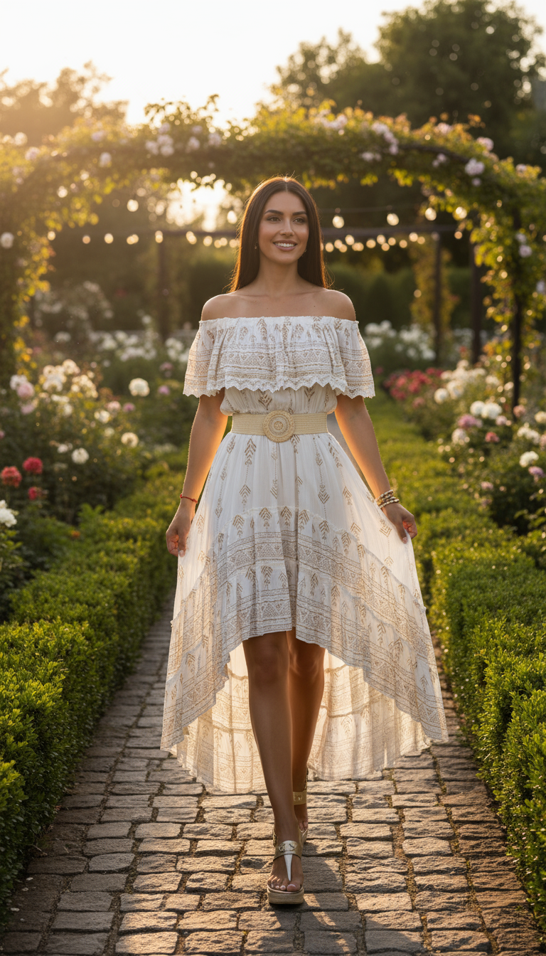 Mistic Asymetric Maxi Dress