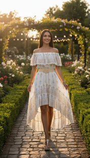 Mistic Asymetric Maxi Dress