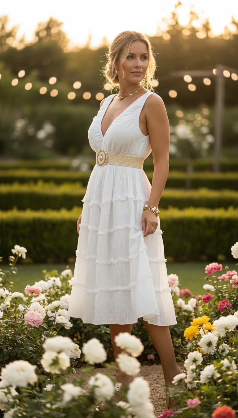 Robe courte Liora en coton biologique