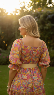 The Smocked Silk Dress