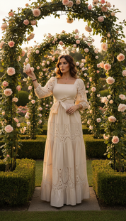 Robe maxi bohème Ivory Garden