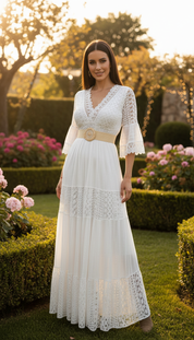 Boho Maxi Lace Dress