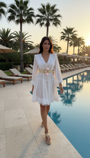 Sommerkleid aus Baumwolle im Boho-Stil