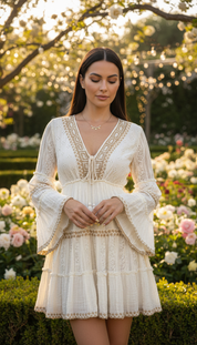 Aurora Handcrafted Mini Dress