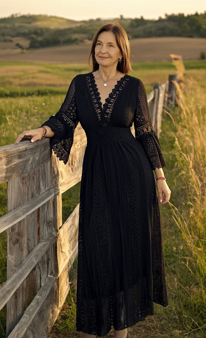 Sage Lace Dress