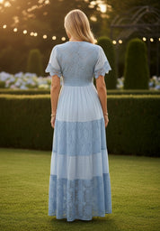 Blue Aura Maxi Dress