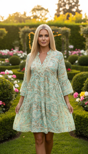 Luna Silk Mini Dress