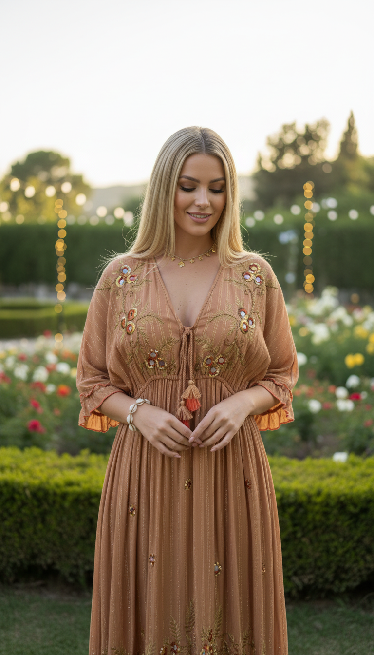Sunlit Garden Maxi Dress