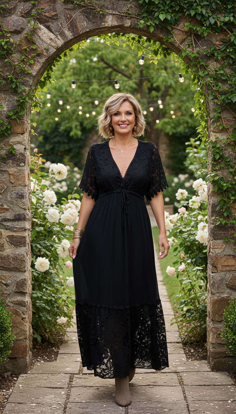 Lace Meadow Maxi Dress