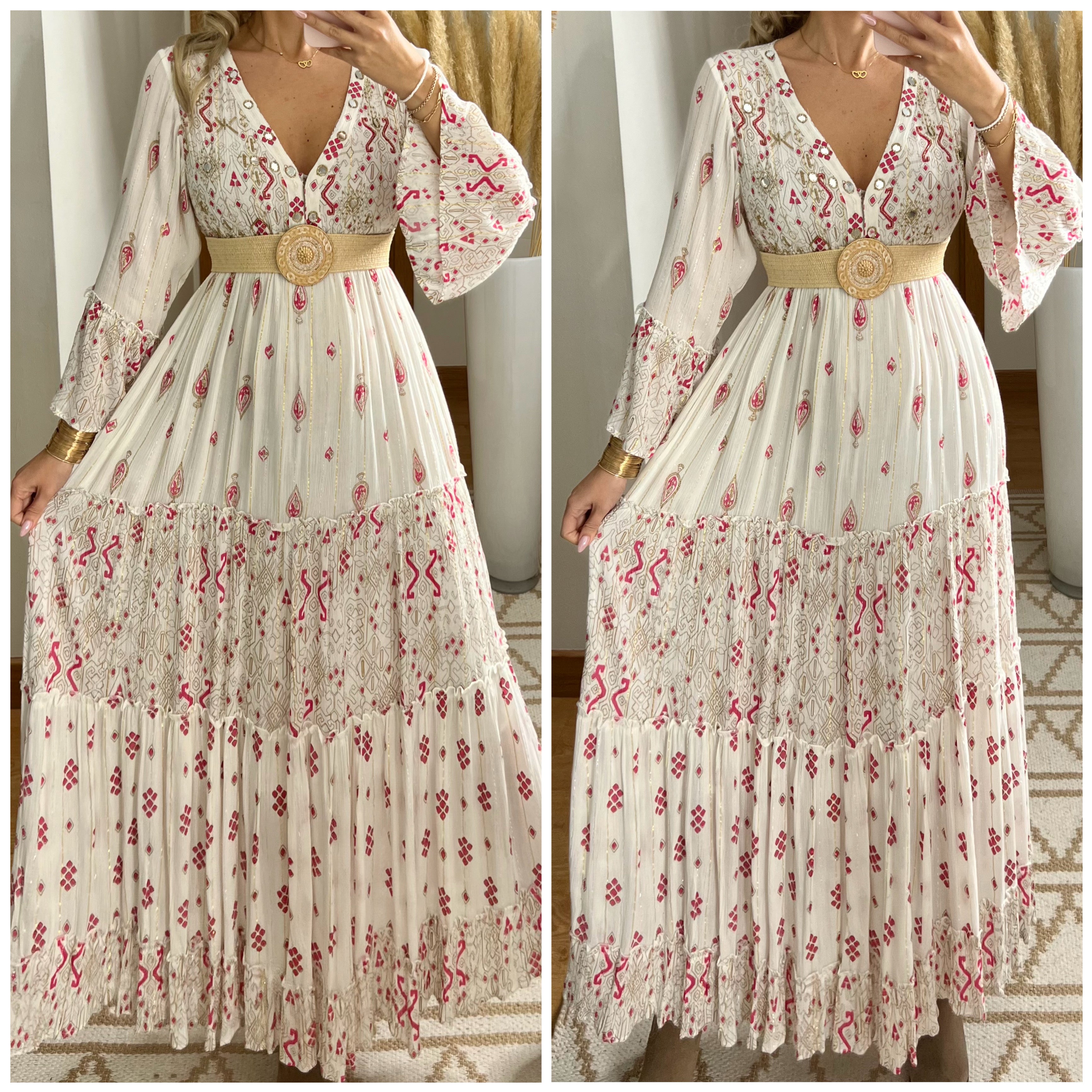 Floral Haven Boho dress