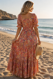 The Smocked Silk Dress