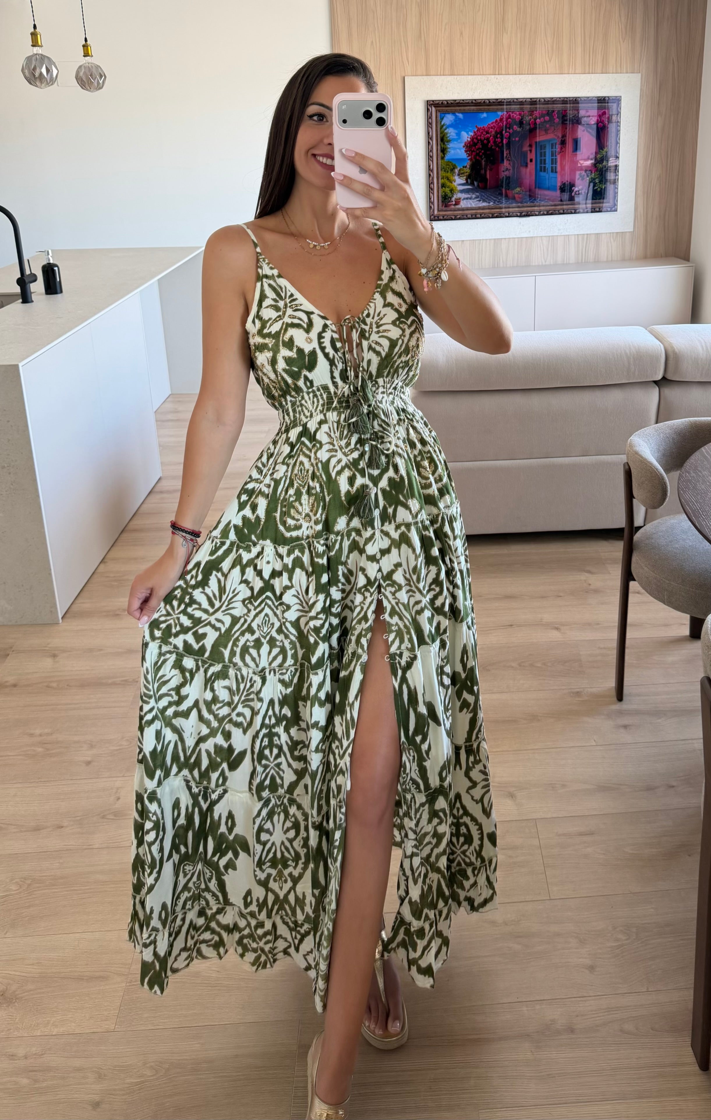 Olive Maxi Dress