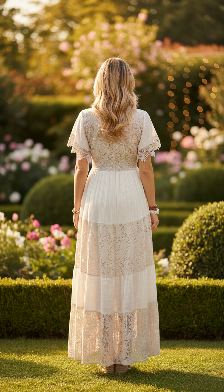 Beige Aura Maxi Dress