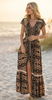 Robe de Soie Noire Aurélia