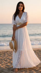 Lace Meadow Maxi Dress