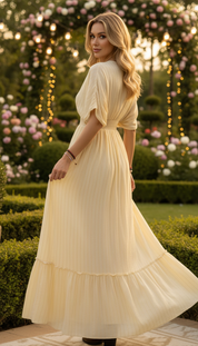 Maxikleid „Sonnenlicht Garten“