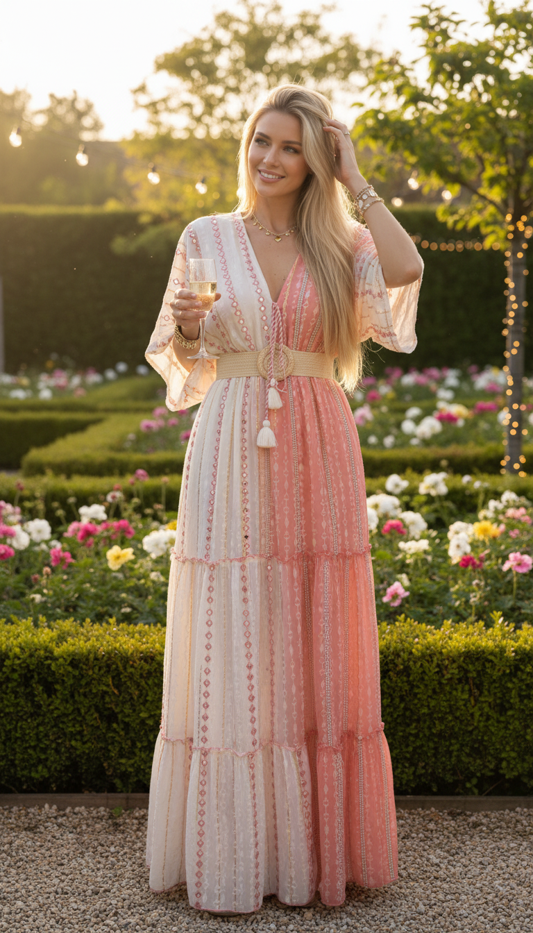 Golden Meadow Maxi Dress