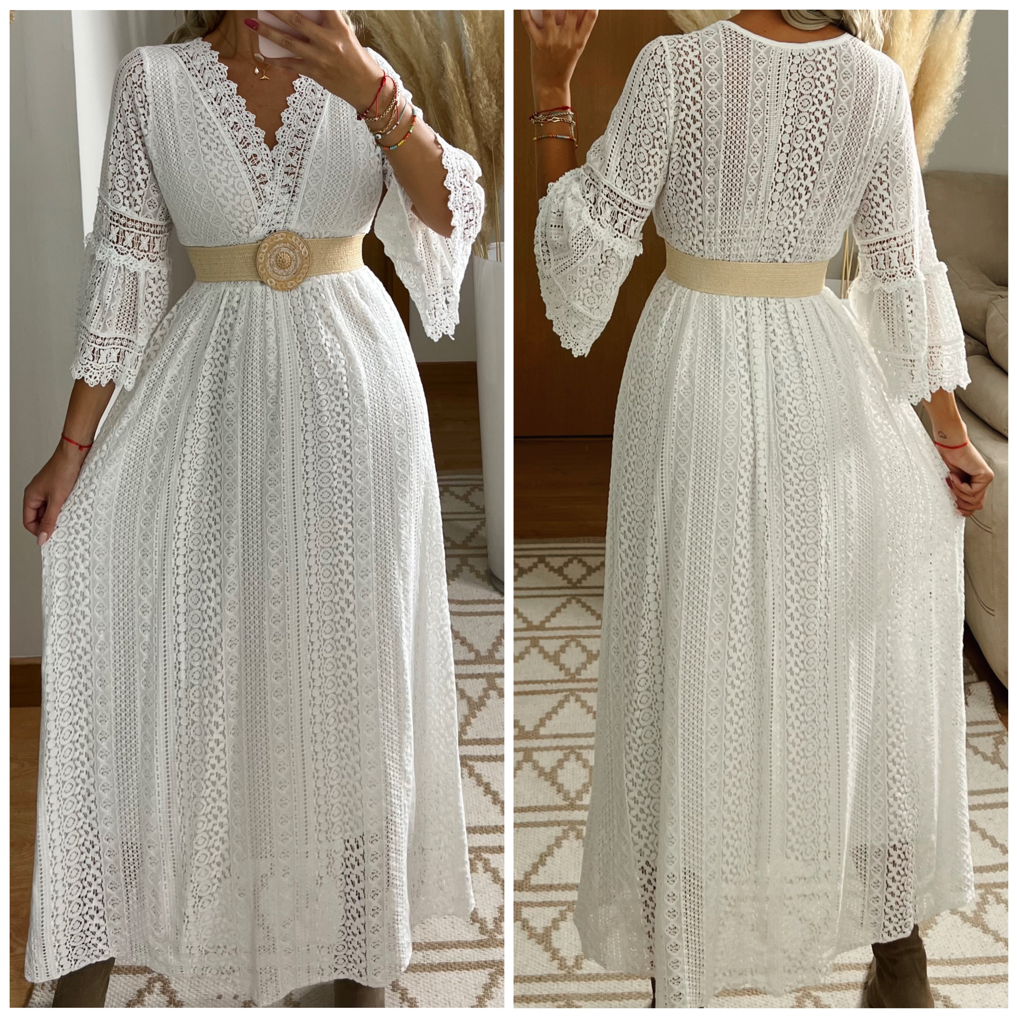 Lace Maxi Bohemian Dress