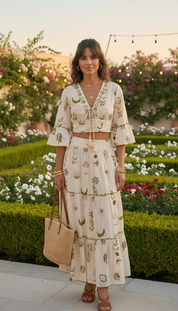 Ensemble bohème Fleur d'or