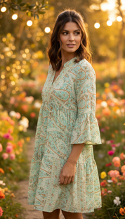 Luna Silk Mini Dress